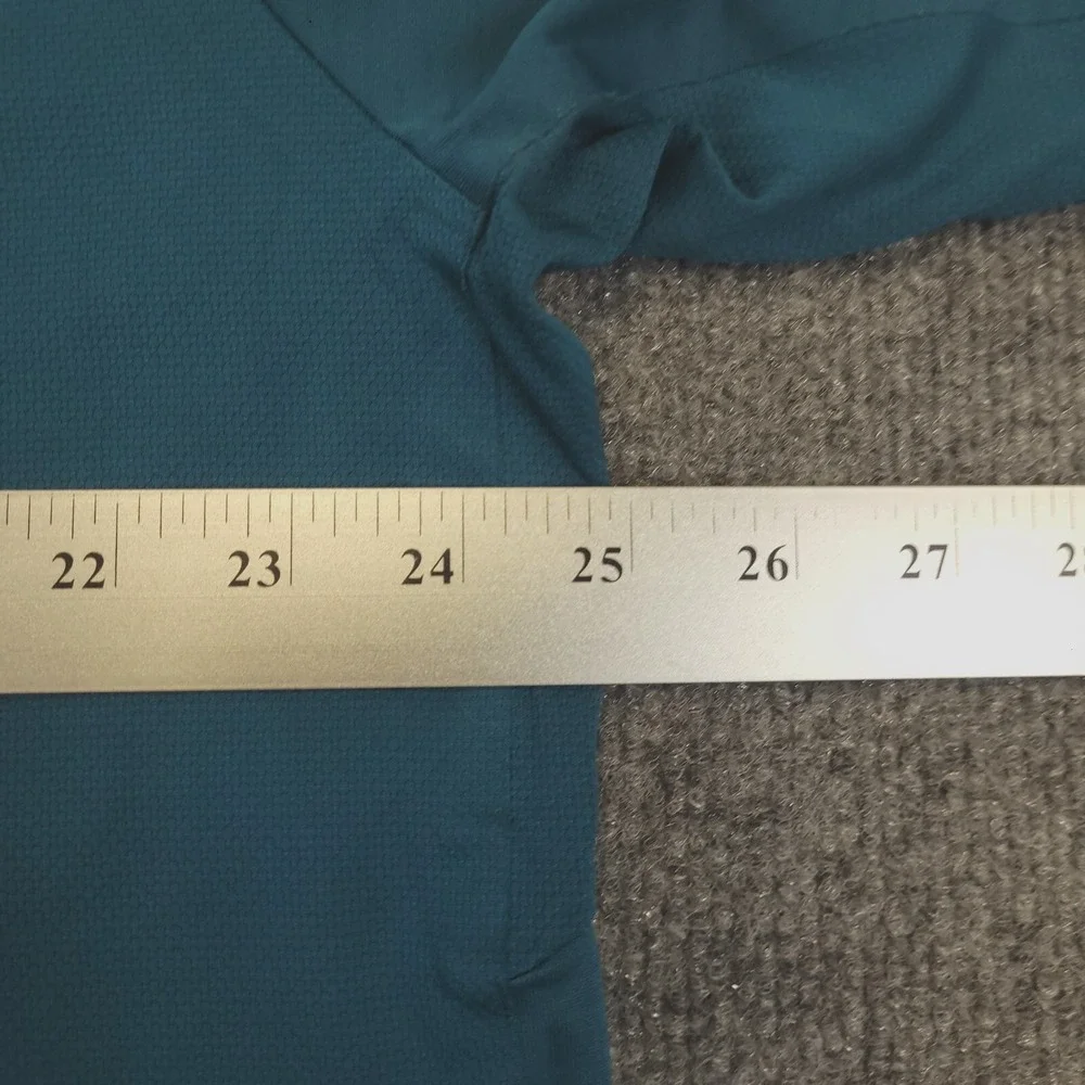 North Face Polo Shirt Mens XXL Vented Green Blue‎ Trim Outdoors